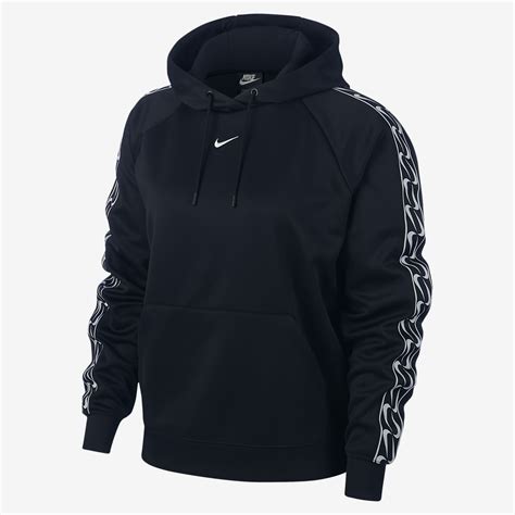 nike sport hoodie schwarz weiß|men's nike fuzzy hoodies.